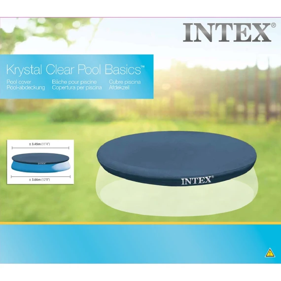 Intex Easy Set Pool Cover - 12ft